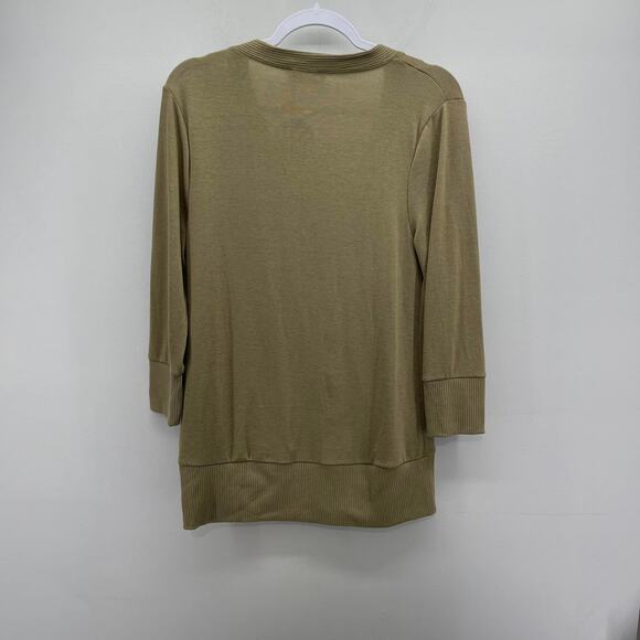 Zenana Your Favorite Pairing Cardigan in Khaki Style‎ HW-2049AB - Picture 2 of 4
